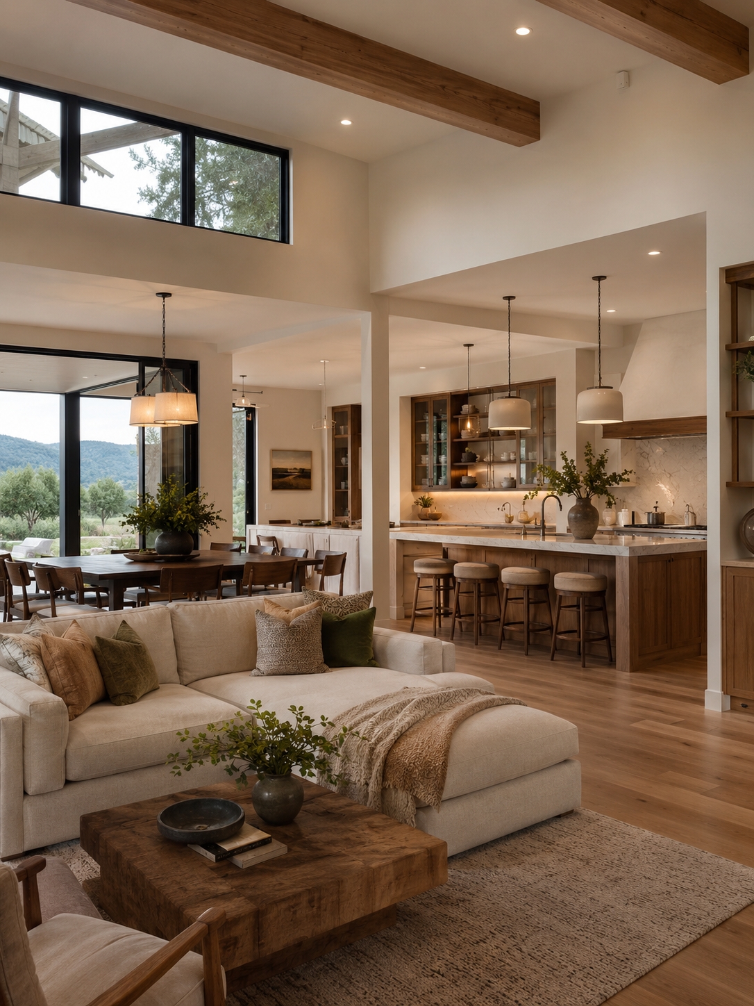 Whole home renovation with coordinated interior finishes