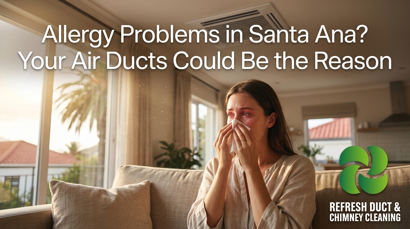 Allergy Problems in Santa Ana Your Air Ducts Could Be the Reason