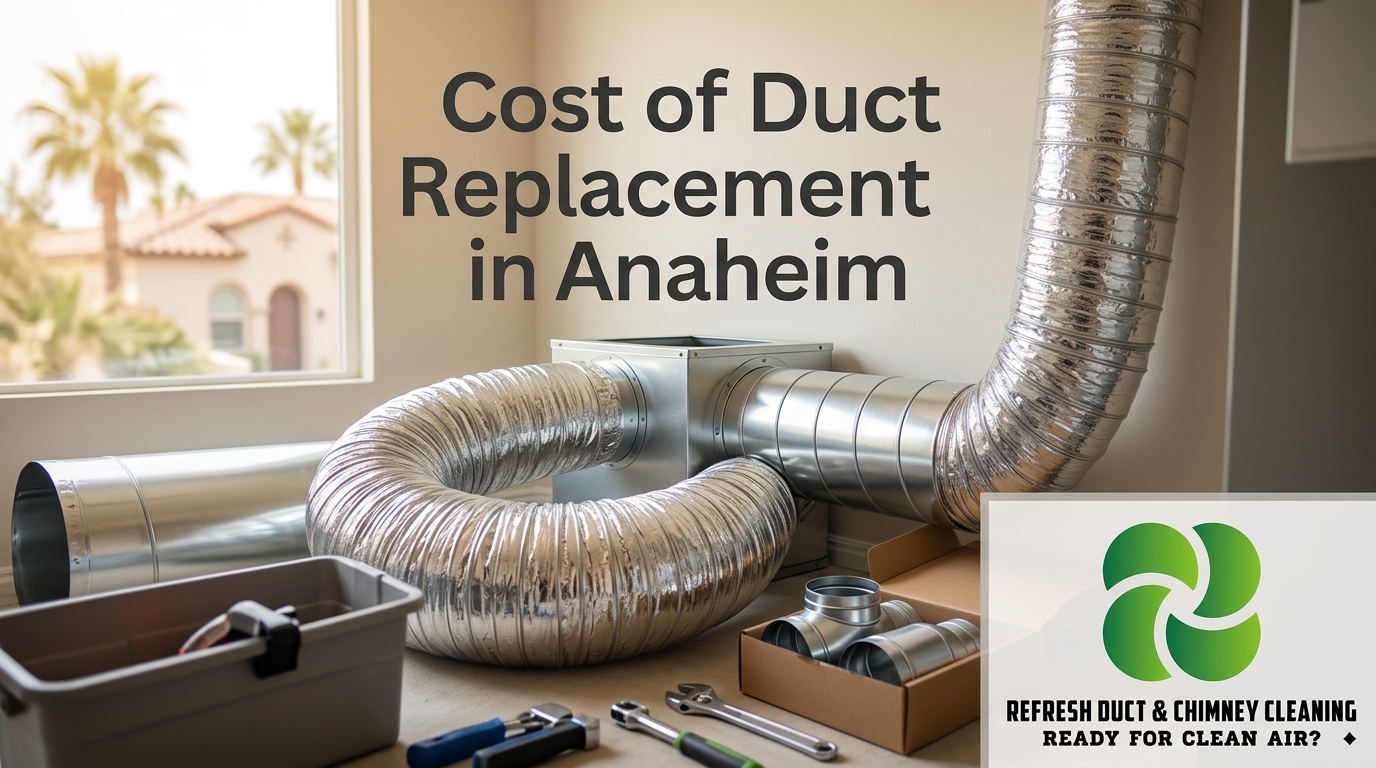 Cost of Duct Replacement in Anaheim