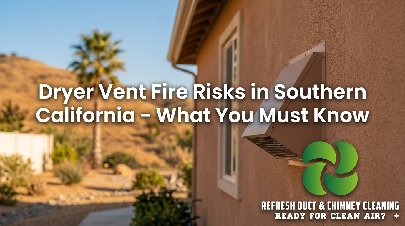 Dryer Vent Fire Risks in Southern California – What You Must Know