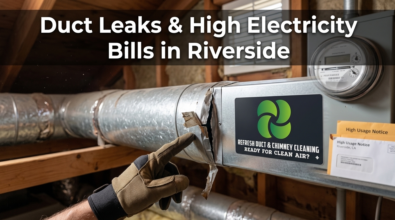 Duct Leaks & High Electricity Bills in Riverside