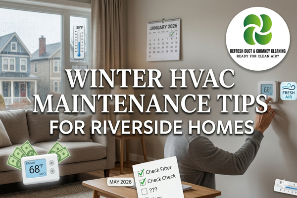 Winter HVAC Maintenance Tips for Riverside Homes