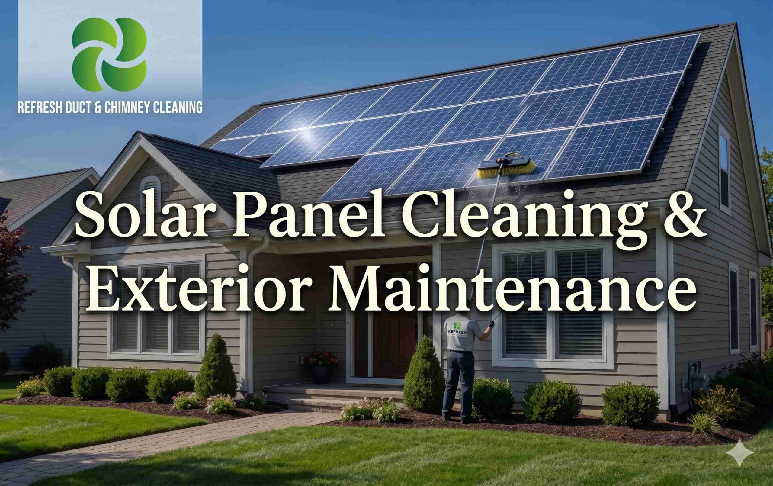 Solar Panel Cleaning & Exterior Maintenance