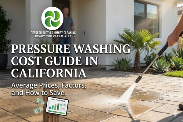 Pressure Washing Cost Guide in California