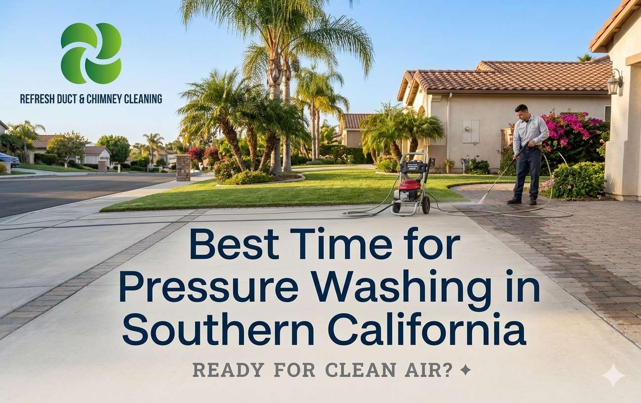 Best Time for Pressure Washing in Southern California