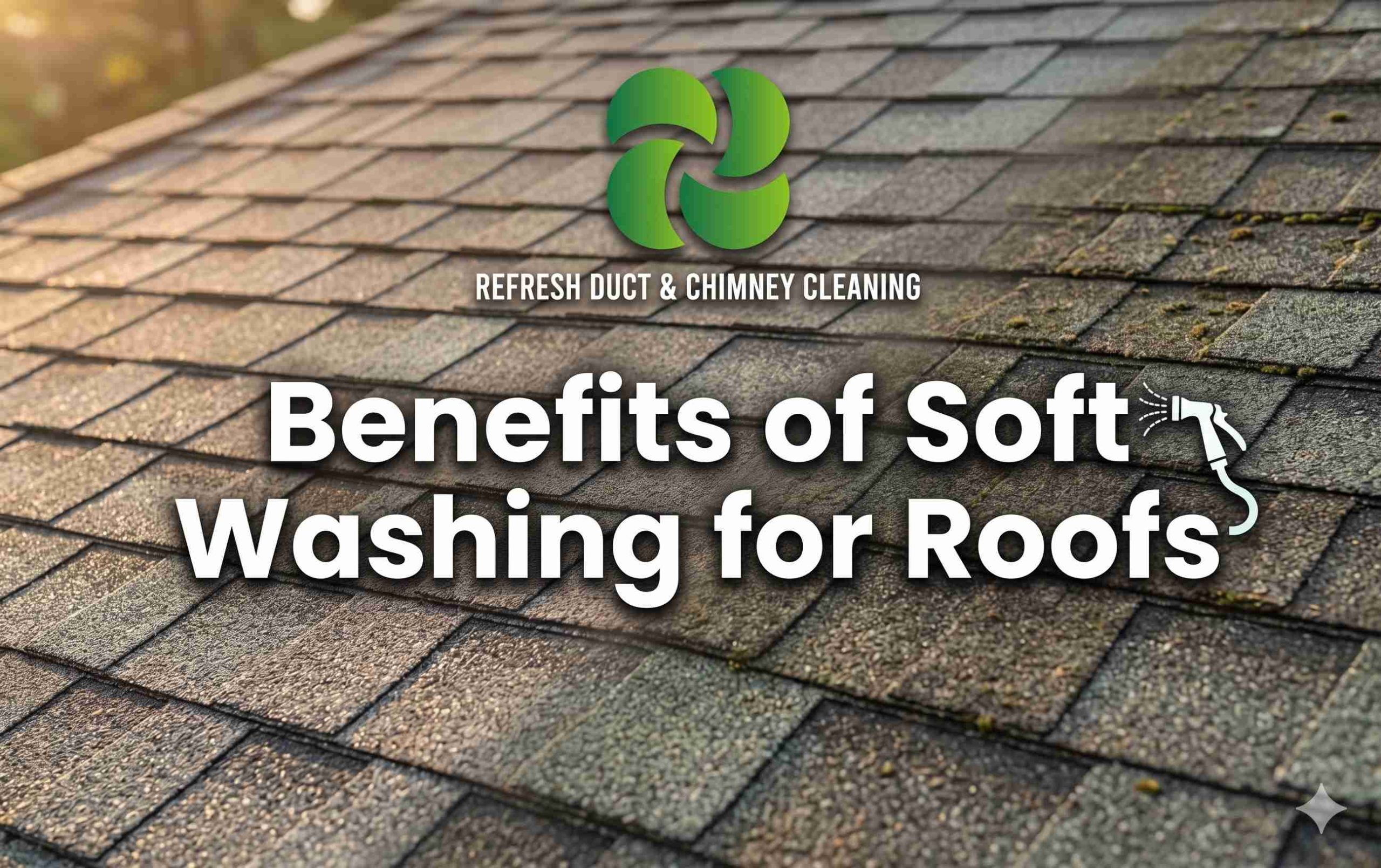 Benefits of Soft Washing for Roofs