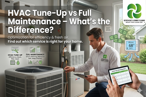 HVAC Tune-Up vs Full Maintenance – What’s the Difference?