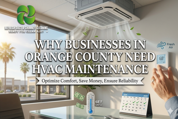 Why Businesses in Orange County Need HVAC Maintenance