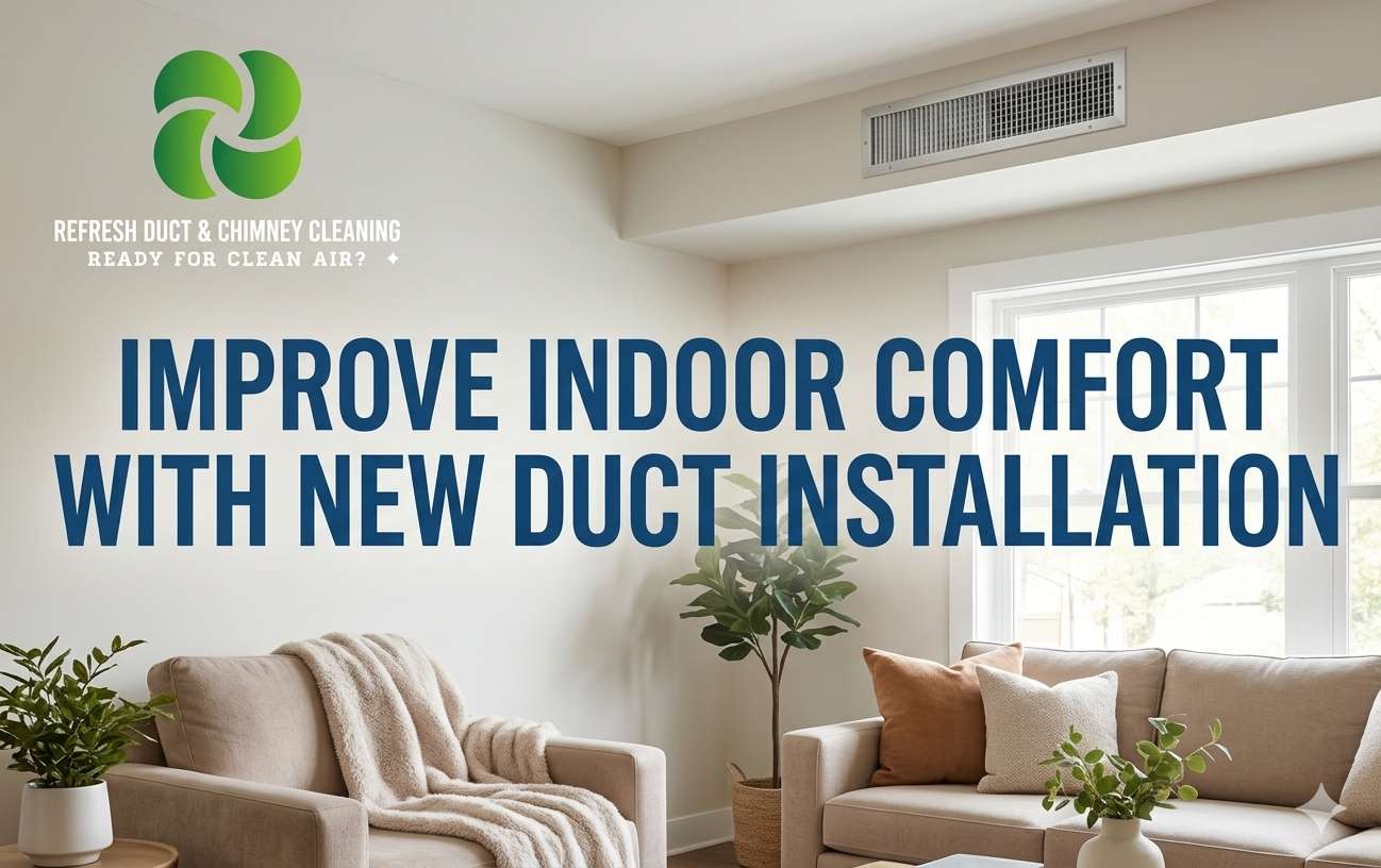 Improve Indoor Comfort with New Duct Installation