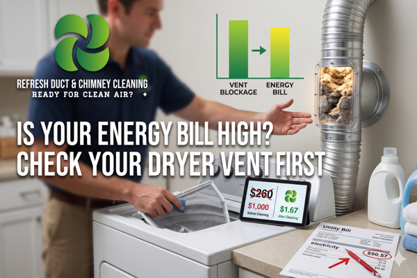 Is Your Energy Bill High? Check Your Dryer Vent First