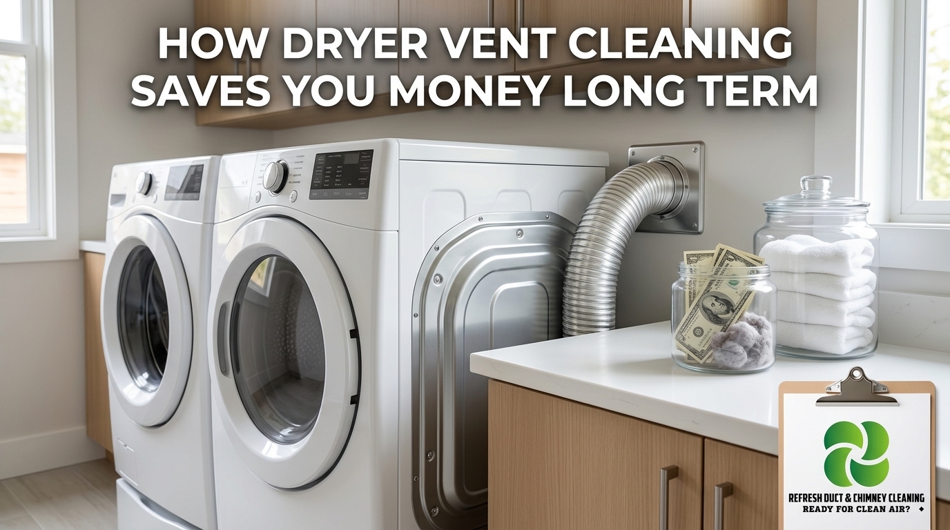 How Dryer Vent Cleaning Saves You Money Long Term