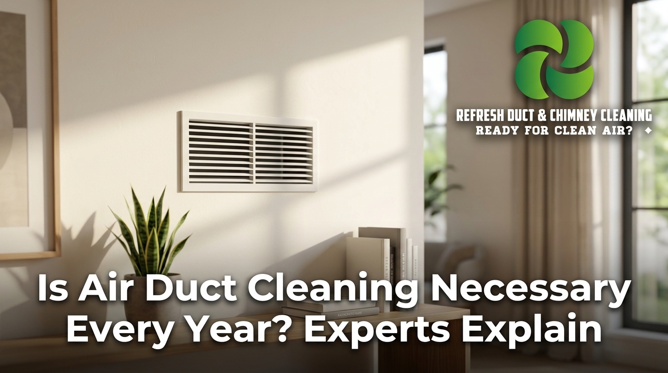 Is Air Duct Cleaning Necessary Every Year Experts Explain