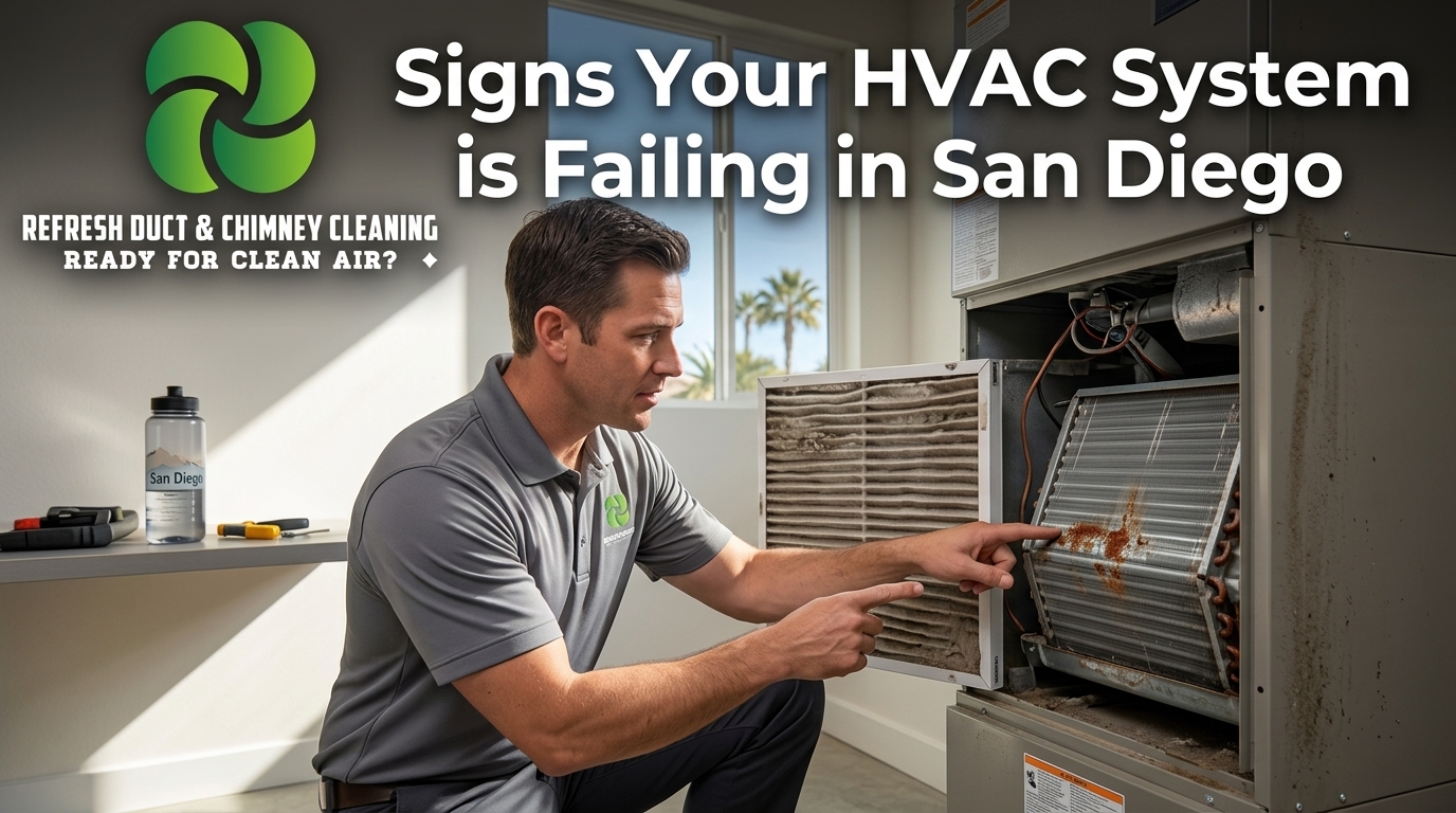 Signs Your HVAC System is Failing in San Diego